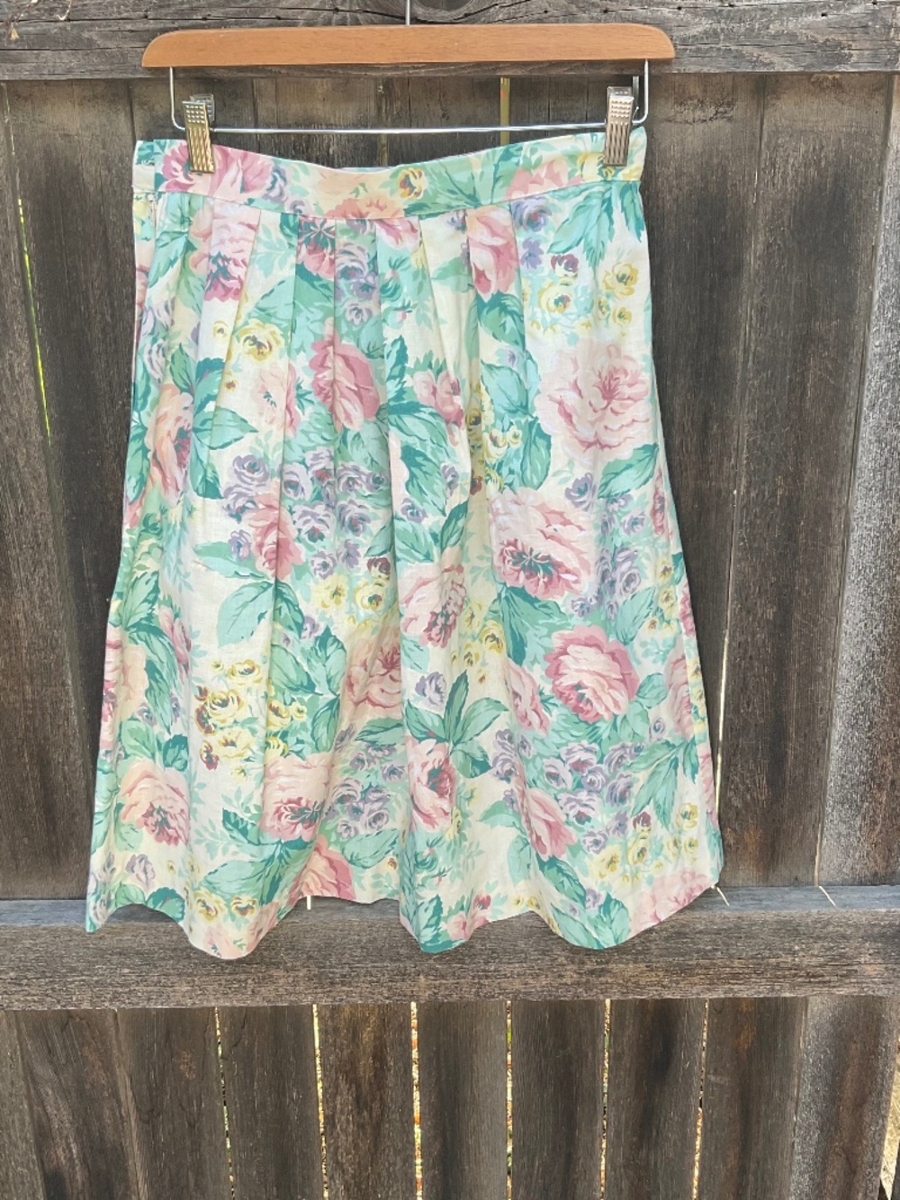 Genuine 1980’s SweetiePie Floral Circle Skirt